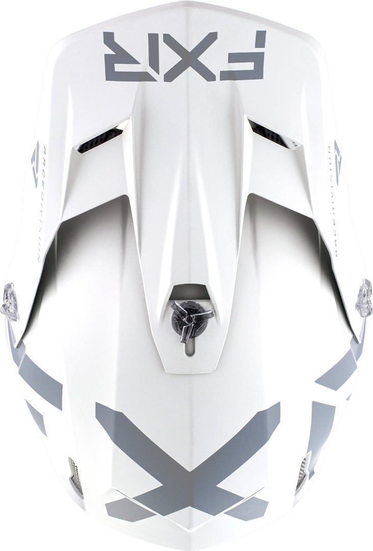 FXR Clutch CX MX Gear Capacete de Motocross branco/cinza XL (61/62) Figura 3