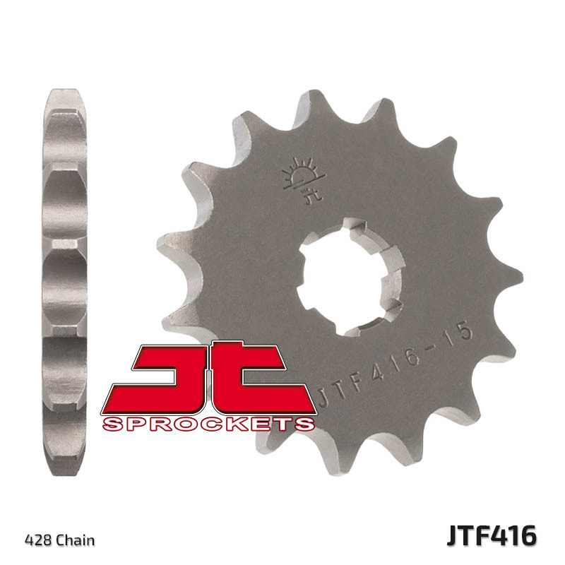 JT-DRIVHJUL Standard stålkedjehjul 416 - 428 Figur 1