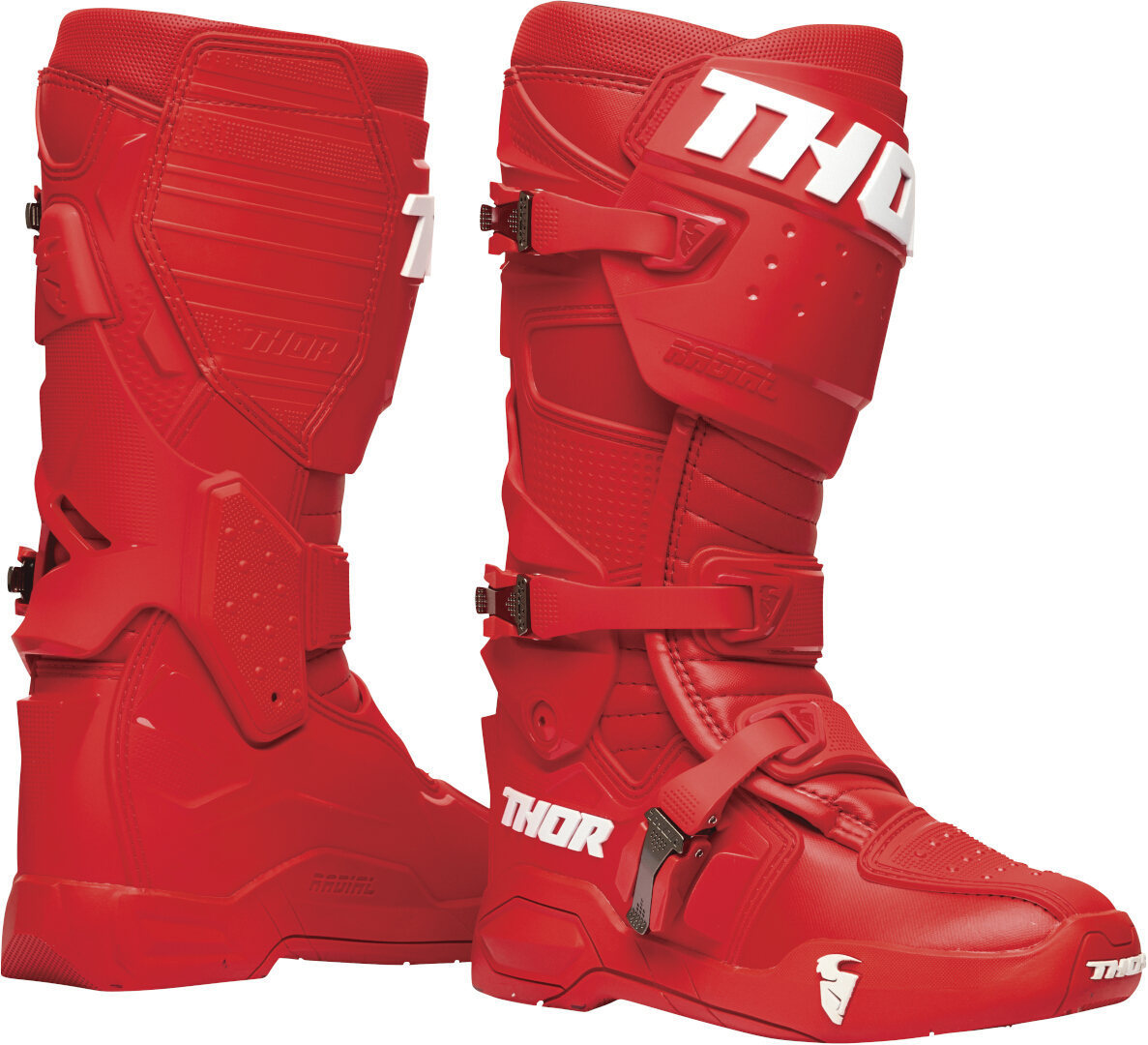 Thor Radial Botas de motocross Rojo/Blanco 15 Figura 1