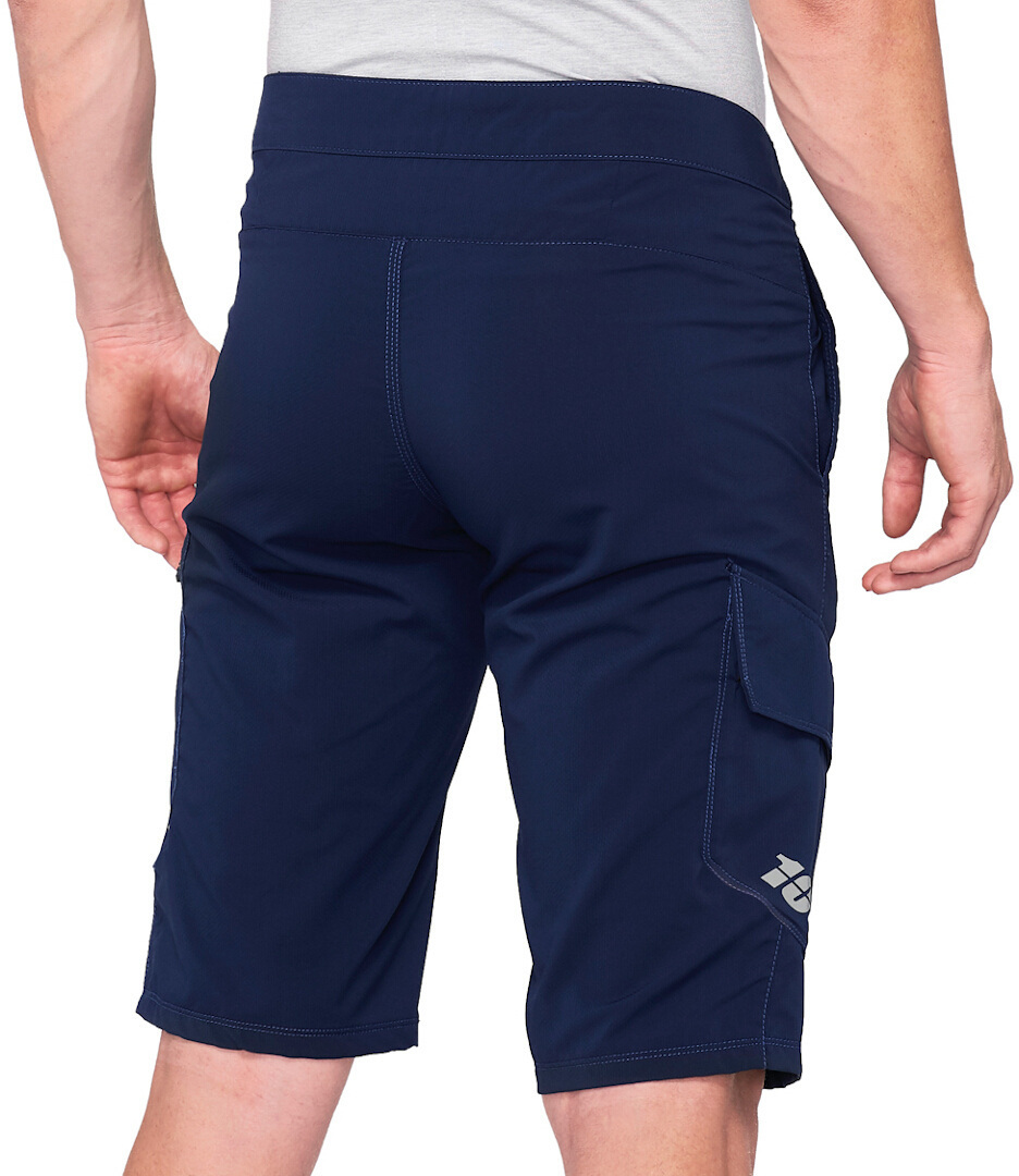 100% Ridecamp Pantaloni scurți pentru bicicletă albastru închis 32 Figura 2