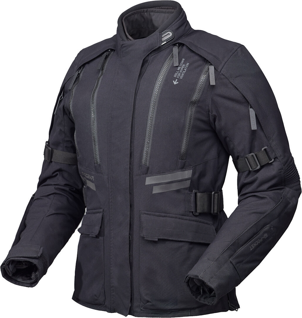 Modeka Lucano wasserdichte Damen Motorrad Textiljacke schwarz 46 Abbildung 1
