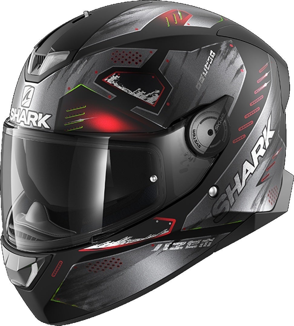 Shark Skwal 2.2 Venger Capacete preto fosco/vermelho L (59/60) Figura 1