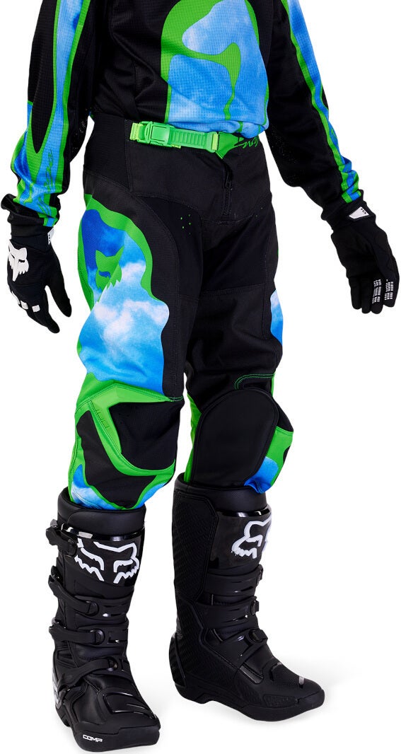 FOX 180 Atlas Unge motocross bukser sort/grøn 26 Figur 4