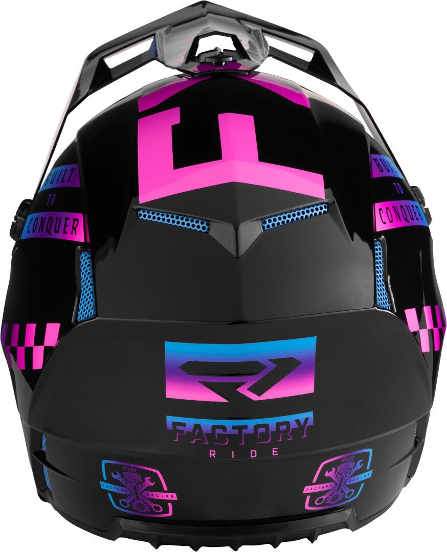 FXR Clutch Gladiator 2024 Casco da motocross blu/rosa S (55/56) Figura 5