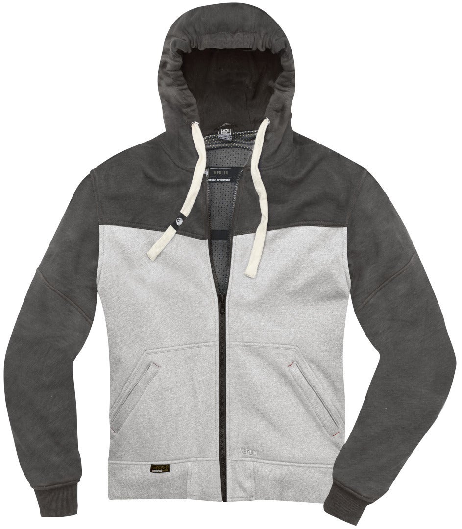 Merlin Hurley Zip Hoodie Jacke hellgrau/dunkelgrau L Abbildung 3