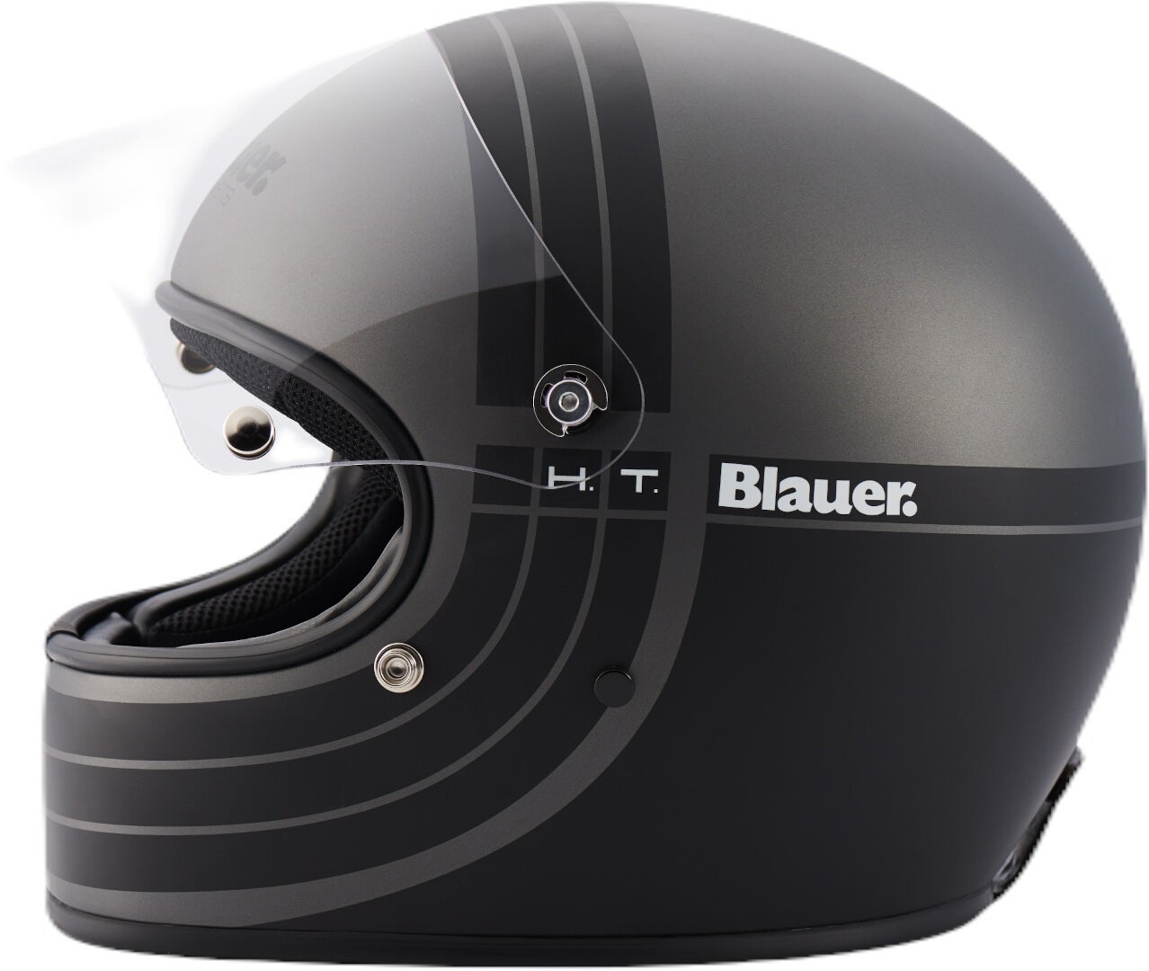 Blauer 80's 06 Capacete preto fosco/titânio S (54/56) Figura 5
