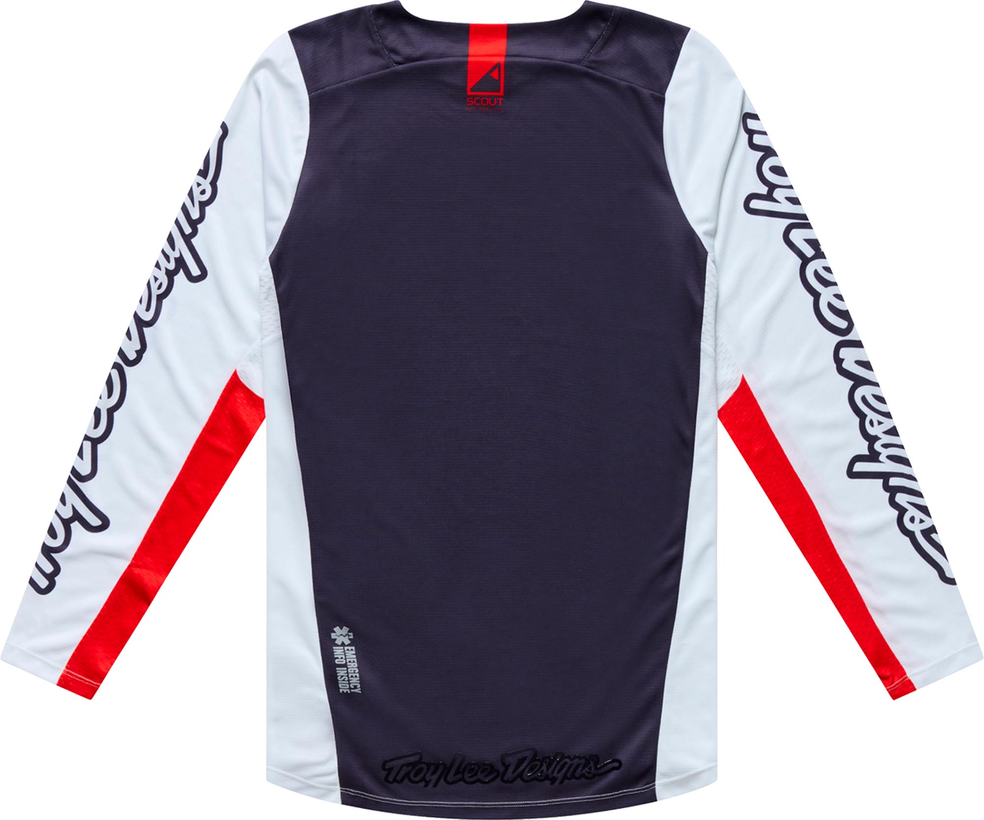 Troy Lee Designs Scout GP Pro Winged Motocross Jersey light grey/anthracite XXL Figure 2