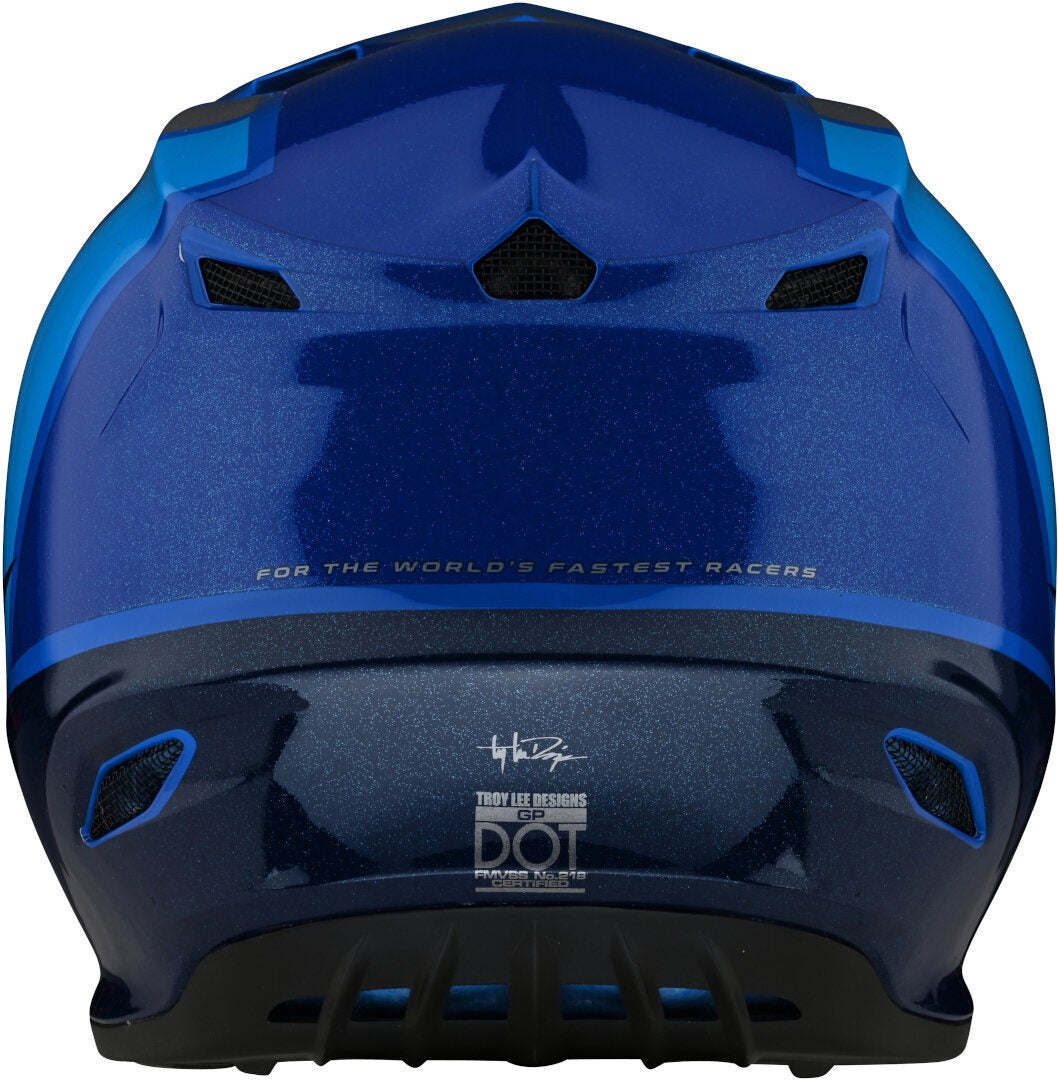 Troy Lee Designs GP Nova Casco Motocross Giovanile blu Y/L (52/53) Figura 6