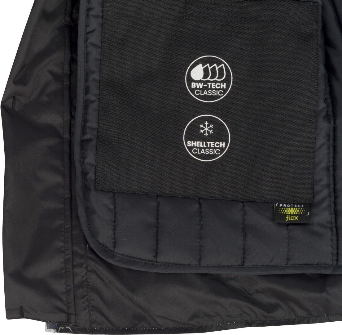 Bering Warwick waterproof Motorcycle Textile Jacket light grey/red 4XL Figure 3