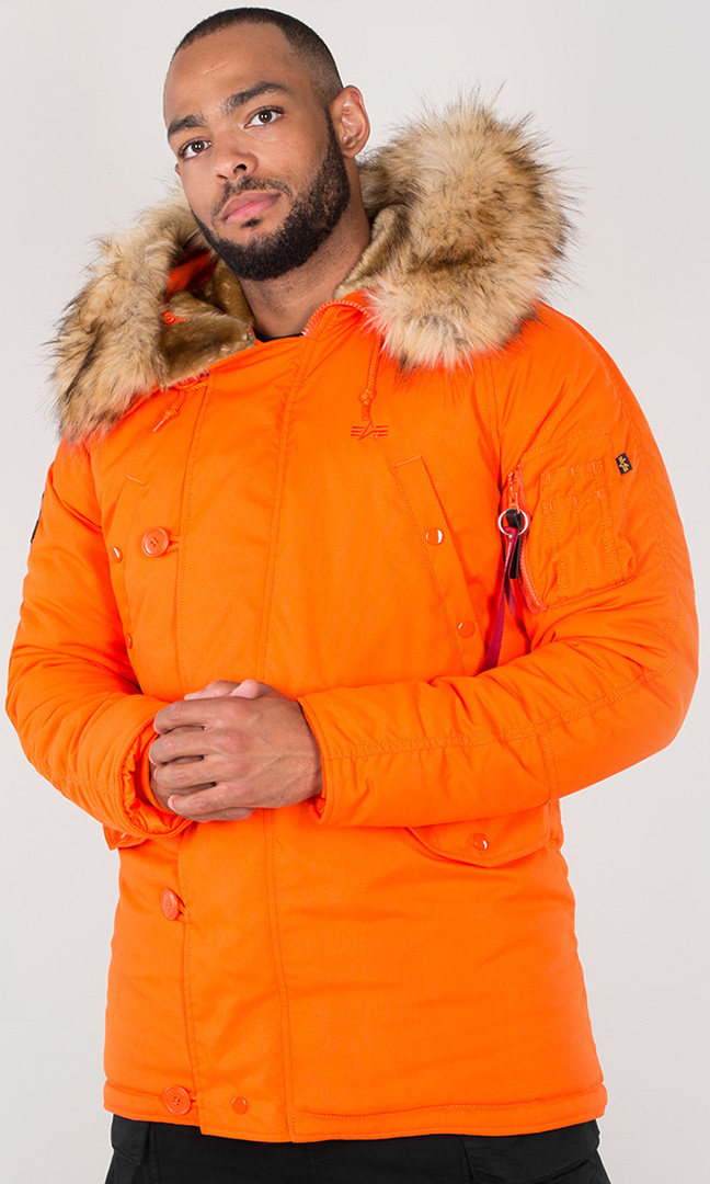 Alpha Industries Explorer Jacke orange S Abbildung 3