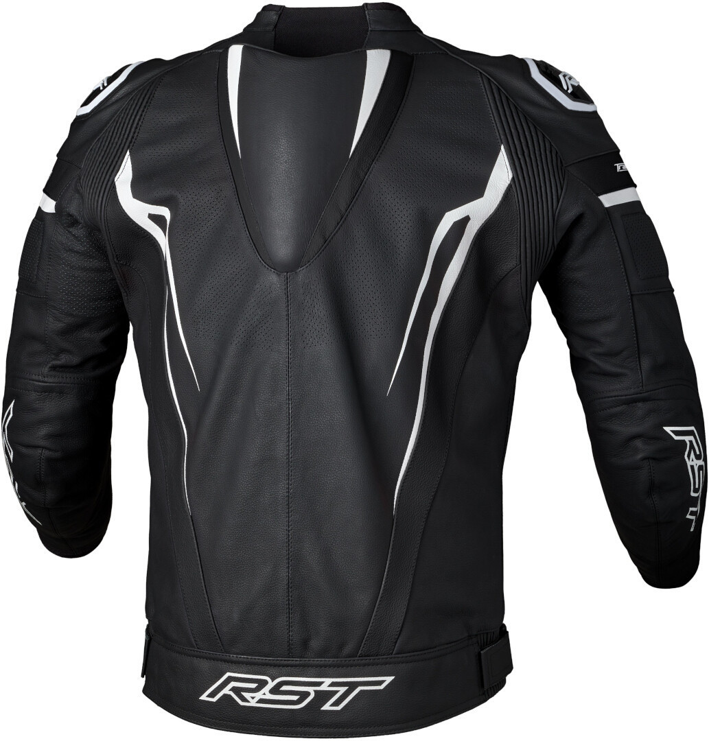 RST Tractech EVO 5 Motocyklová kožená bunda černobílá XL Obrázek 5