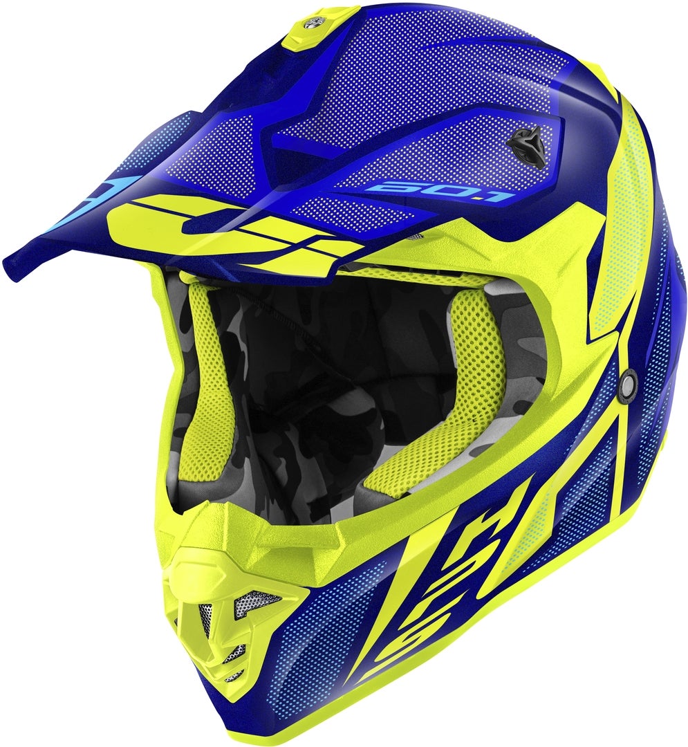 GIVI 60.1 Invert Cross Helmet blue matt/yellow M Figure 1