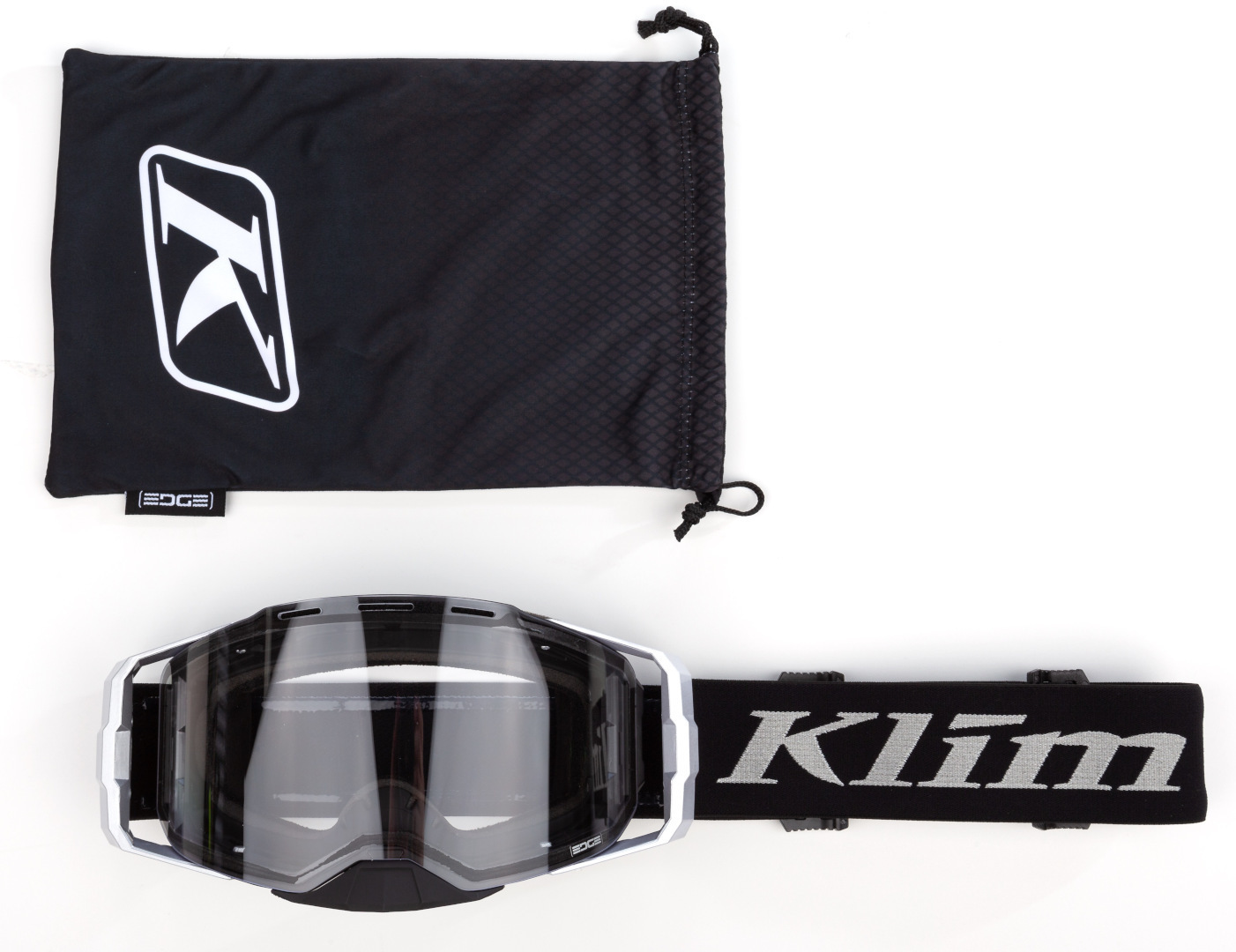 Klim Edge Ochelari de motocross Argint Figura 2