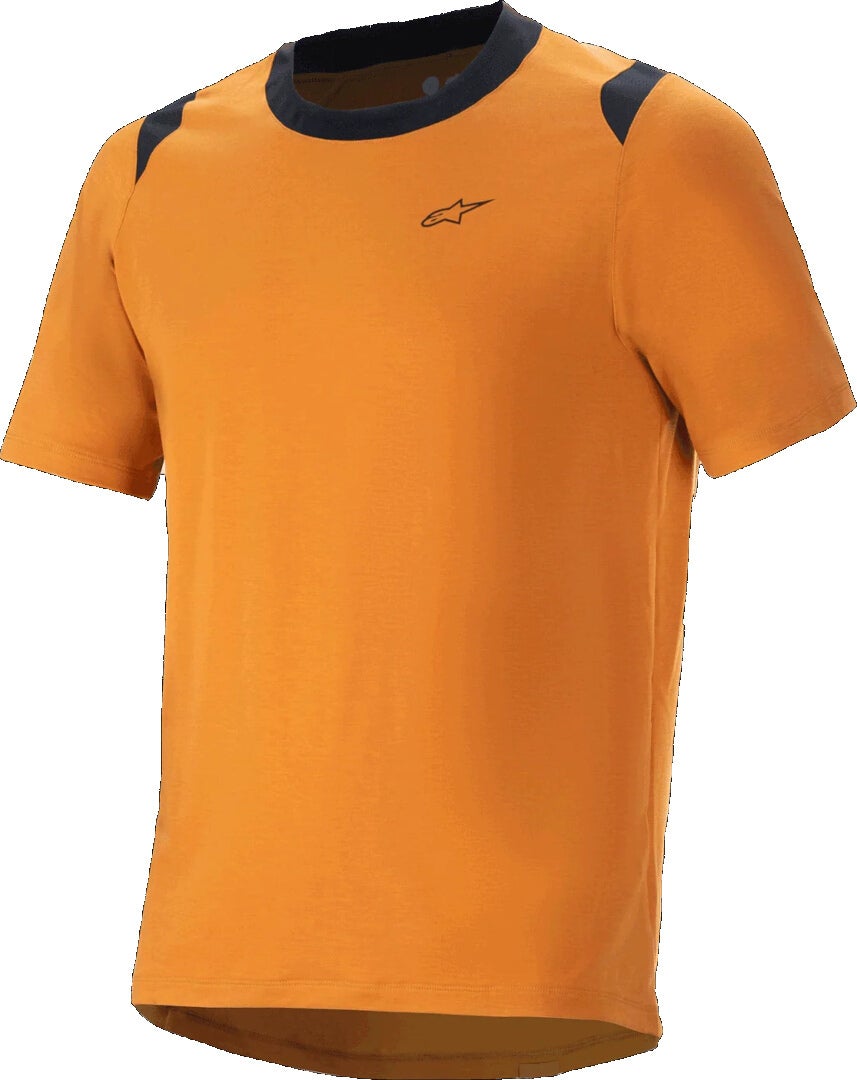 Alpinestars A-Dura Dri Wool Short Sleeve Bicycle Jersey Gold M Figure 1