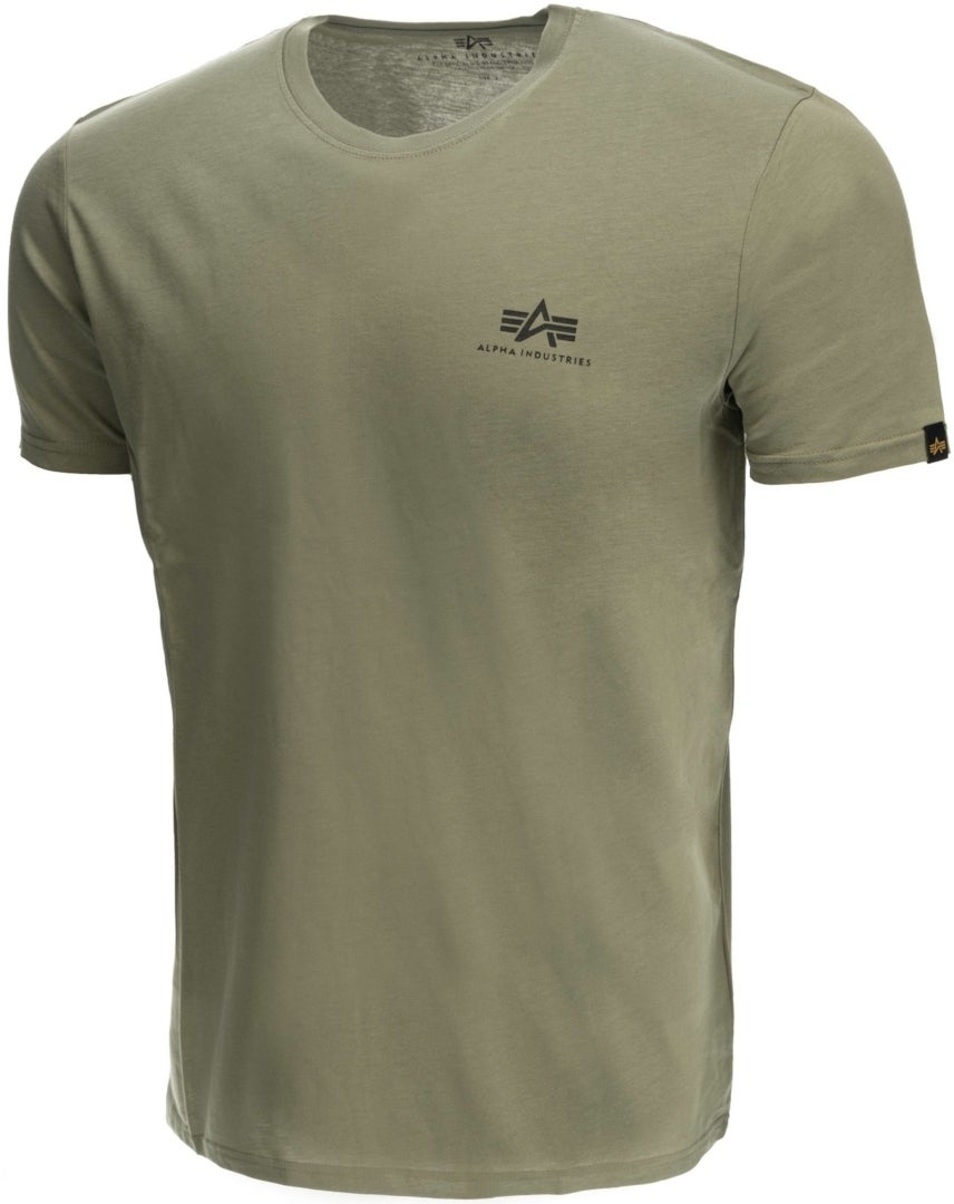 Alpha Industries Basic T Small Logo T-paita Sotilasvihreä S Kuva 1