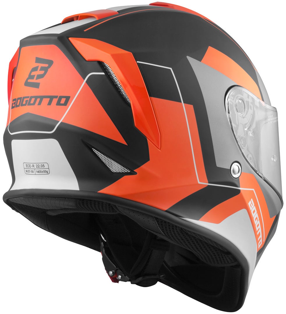 Bogotto V151 Sacro Helm schwarz matt/orange L Abbildung 3