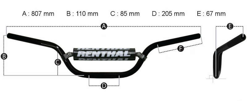 RENTHAL Ghidon MX/Enduro 7/8" 746 Jimmy Button Figura 3