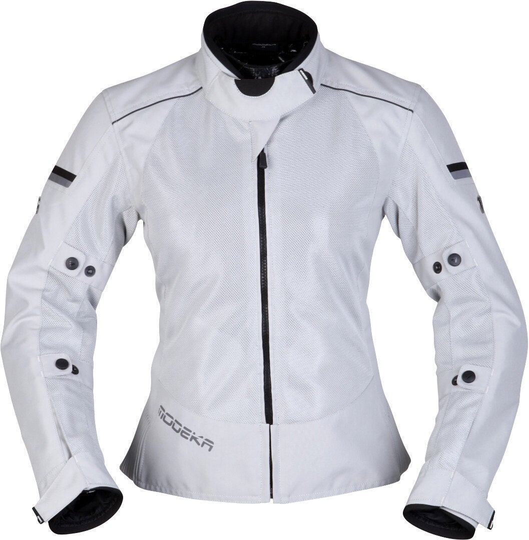 Modeka Veo Air Damen Motorrad Textiljacke hellgrau 48 Abbildung 1