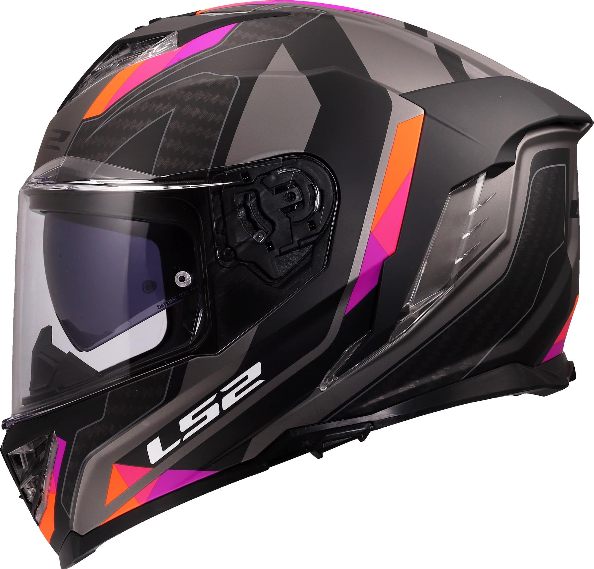 LS2 FF818 Storm III Sporty Helm grau/lila XL (61/62) Abbildung 2