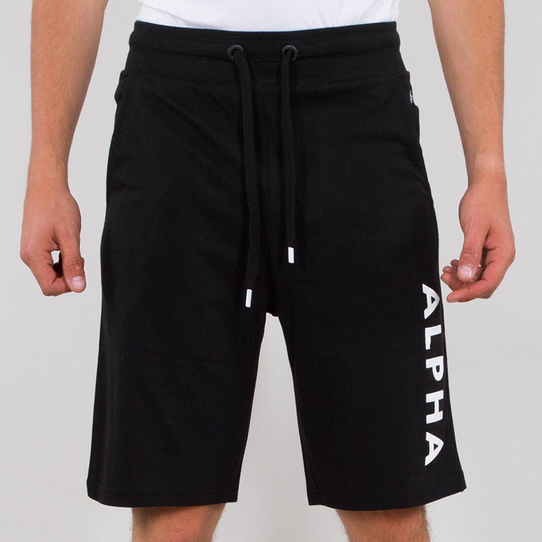 Alpha Industries Jersey Shortsit musta L Kuva 1