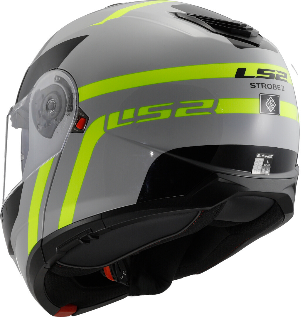 LS2 FF908 Strobe II Autox Casque Gris/Jaune néon S (55/56) Figure 5