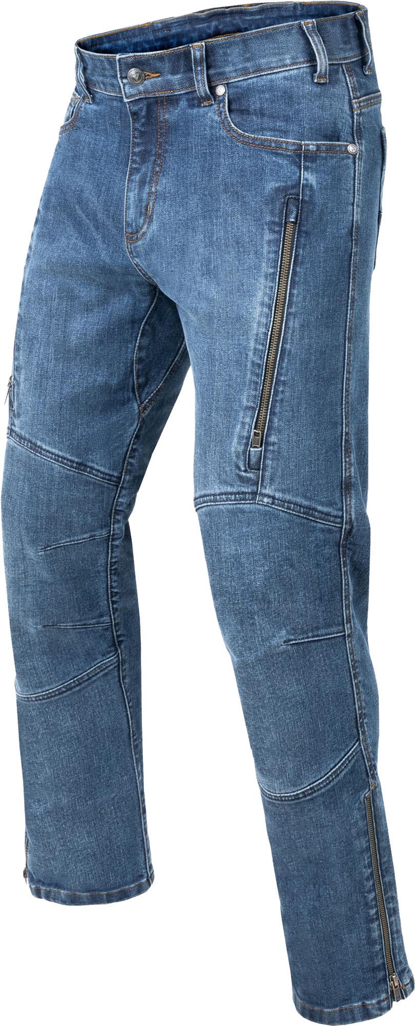 Rebelhorn Hawk 3 Regular Fit Motorcycle Jeans blue washed out 30/32 Figure 1