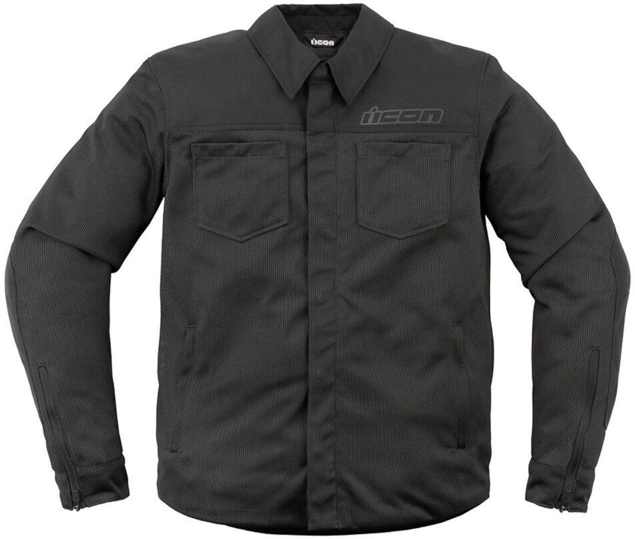 Icon Upstate Motocycle Mesh Textile Jacket black XL Figure 1