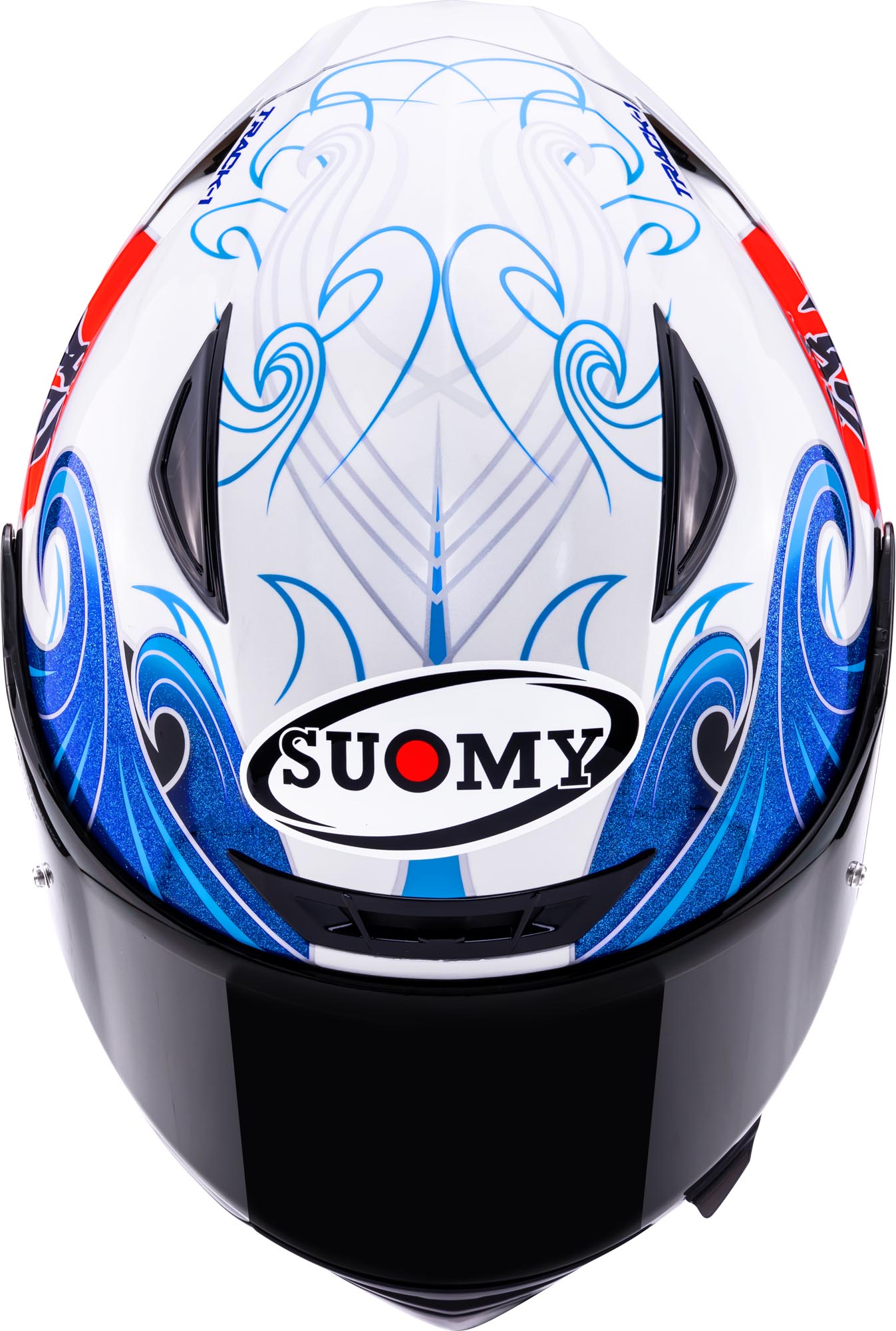 Suomy Track-1 Waves Elmetto bianco/blu M (57/58) Figura 9