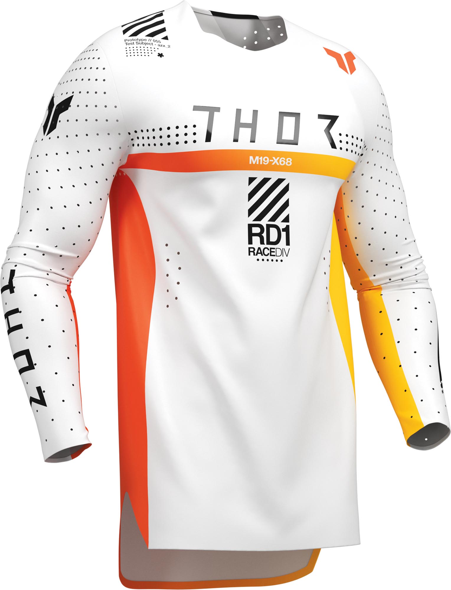 Thor Sportmode Synth Motorcross trui Wit S Figuur 2