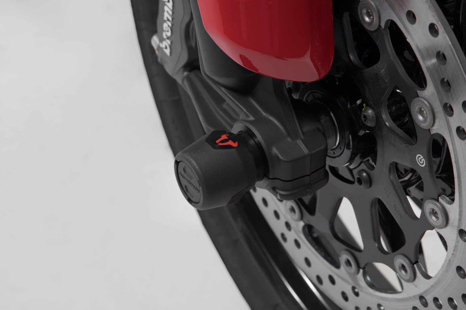 SW-Motech Slider set for front axle - Black. Ducati models. Figure 5