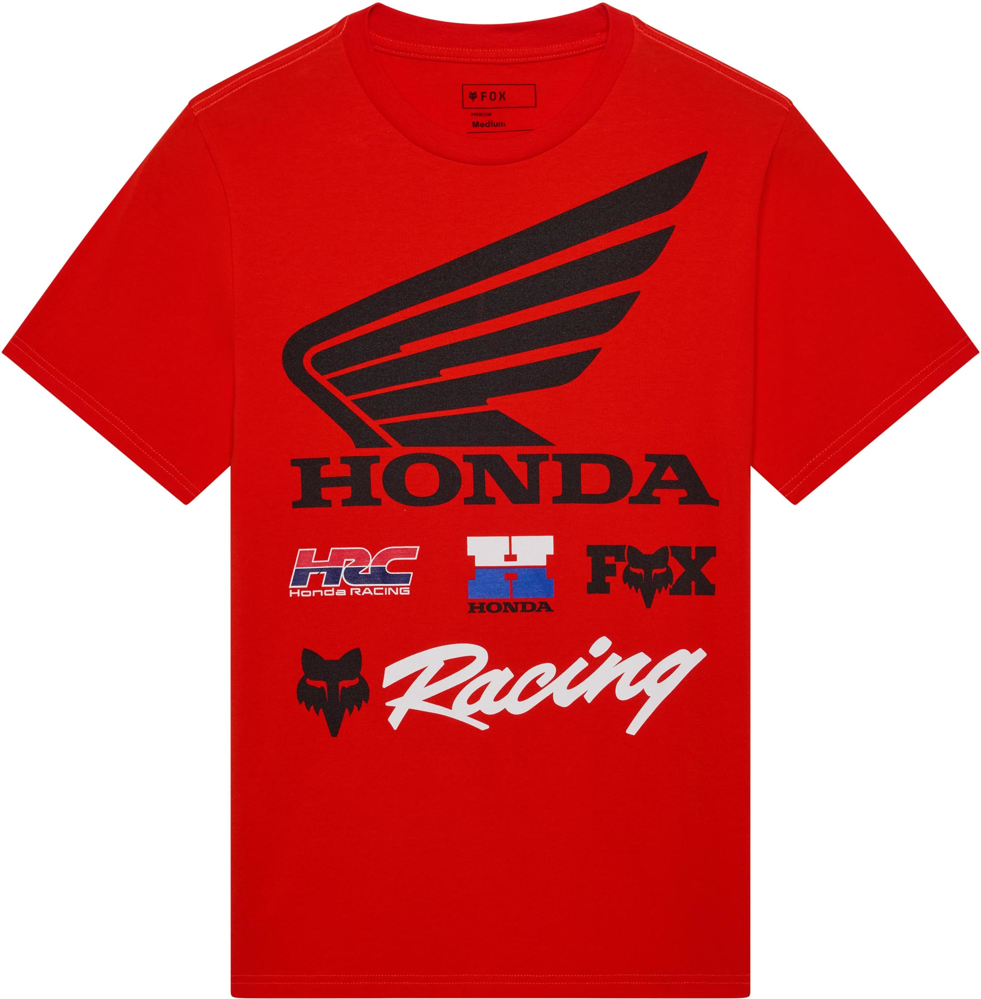 FOX Honda 195 Original Camiseta vermelho 2XL Figura 1