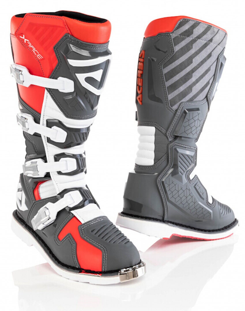 Acerbis X-Race Motocross Boots grey/red 46 Figure 1