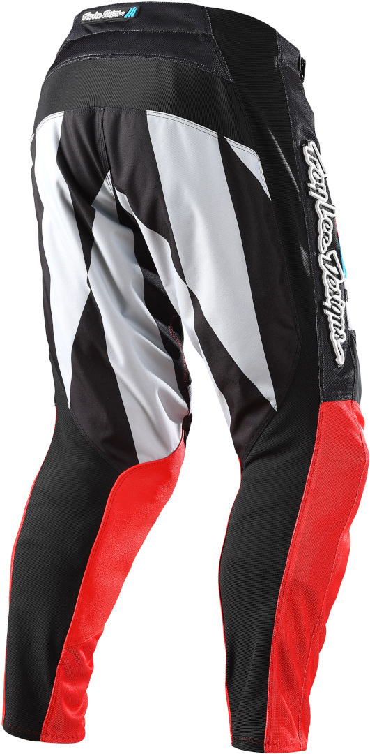 Troy Lee Designs GP Air Warped Motocrossbyxor röd/svart 28 Figur 2