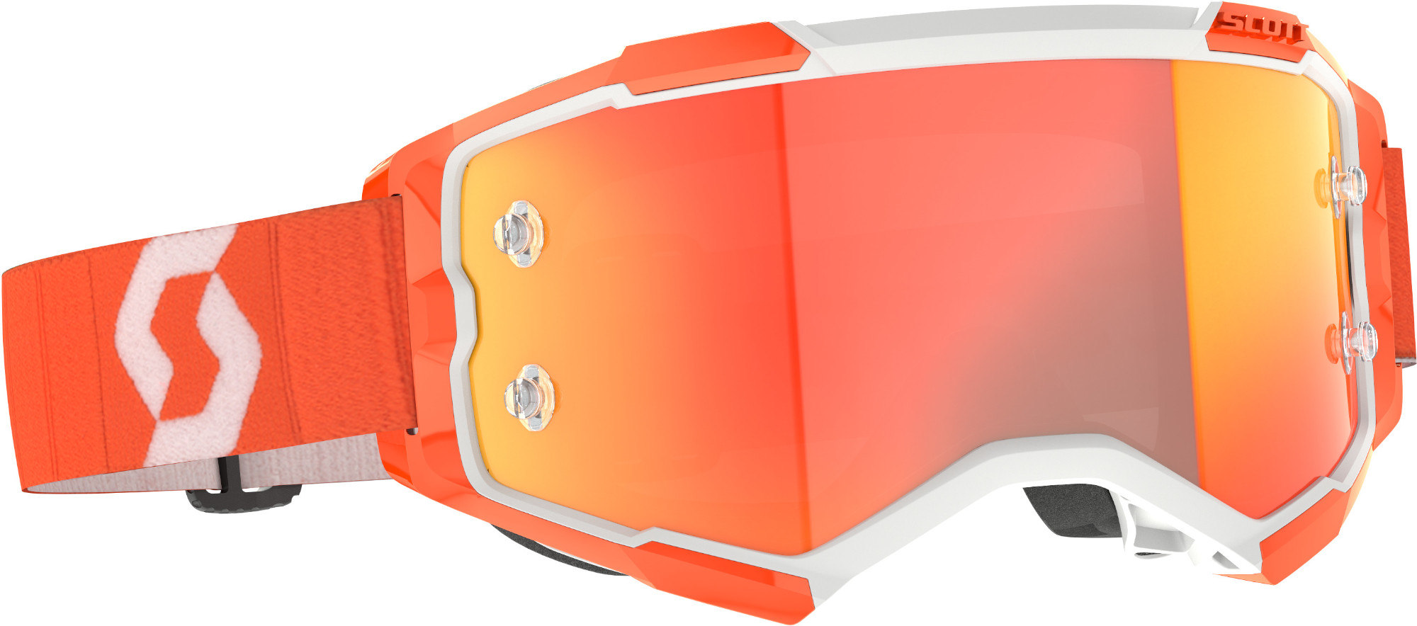 Scott Fury orange/white Motocross Goggle Figur 1