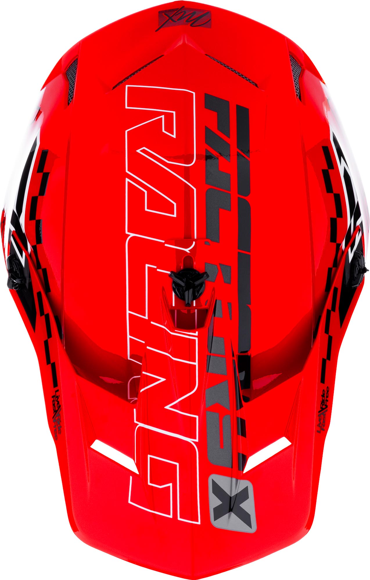 FXR Clutch Race Div Capacete de motocross vermelho/preto/branco 3XL Figura 2