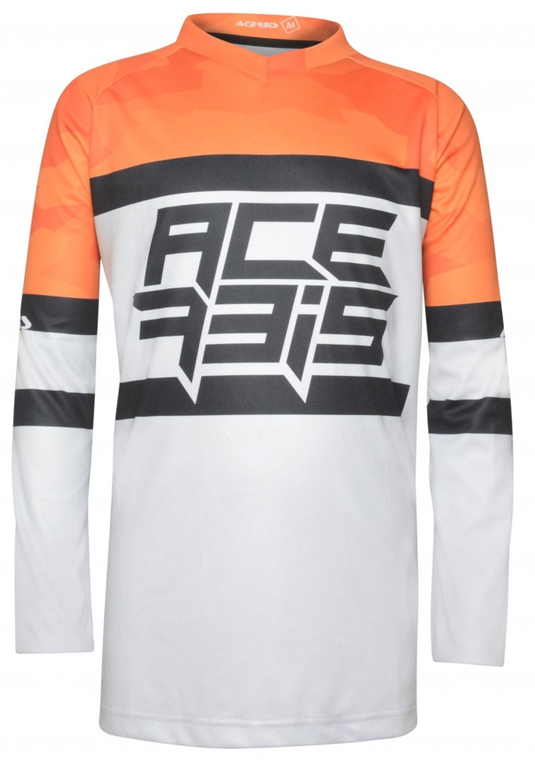 Acerbis Skyhigh Børn motocross Jersey orange/grå S Figur 3