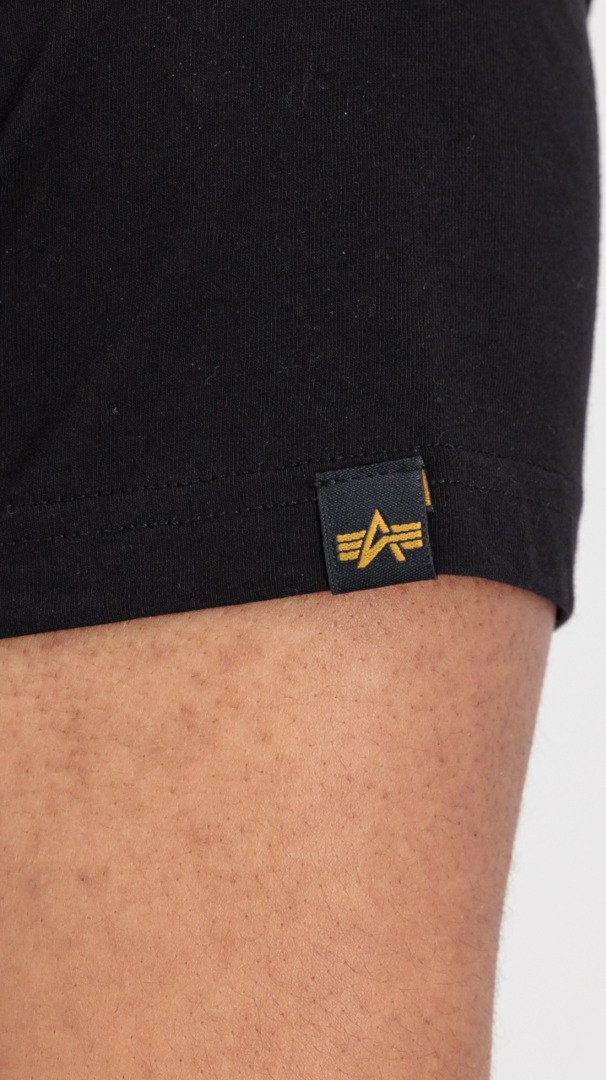 Alpha Industries Basic Rubber T恤 黑色 XXL 圖2