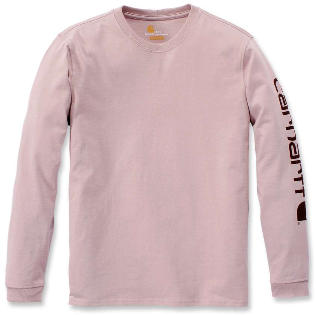 Carhartt Workwear Logo Cămașă cu mânecă lungă pentru femei roz M Figura 1
