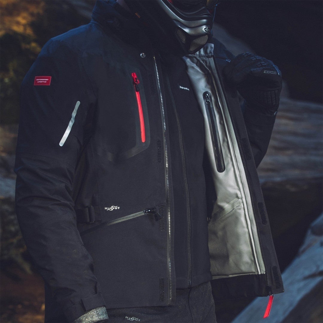 Spidi Mission-T H2Out Step-InArmor Veste textile de moto noir XXL Figure 8