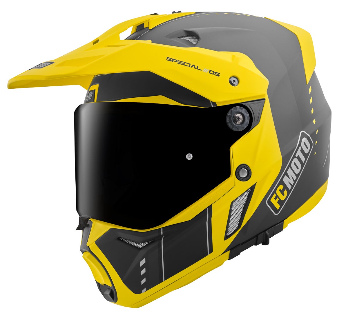FC-Moto Merkur Pro Air Casco Enduro nero/giallo XL Figura 2