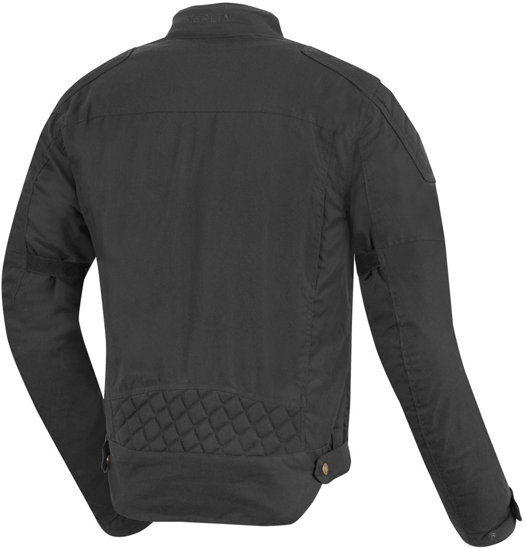 Merlin Perton Motorcycle Waxed Jacket black 3XL Figure 2