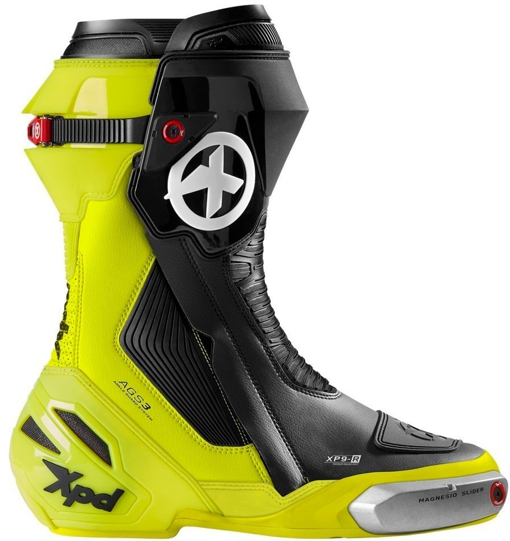 XPD XP9-R Bottes de moto noir/jaune néon 42 Figure 1