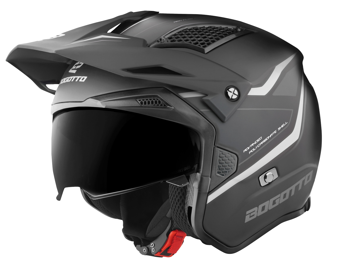 Bogotto Radic WN-ST Helm grijs/zwart M Figuur 3