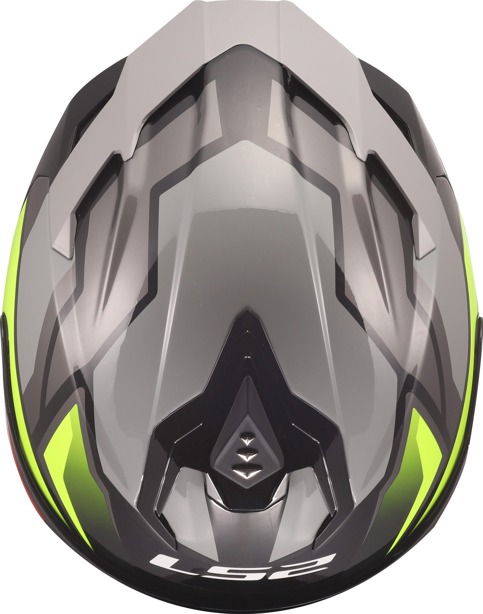 LS2 FF817 Challenger II Viper Casque gris/jaune S (55/56) Figure 9