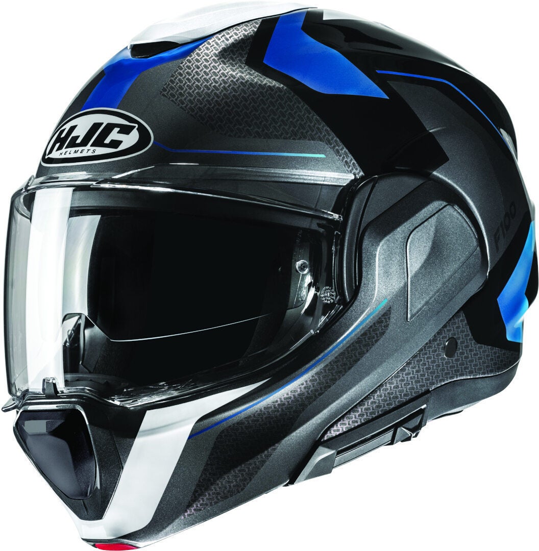 HJC F100 Bios Klapphelm schwarz/blau XL (60/61) Abbildung 1