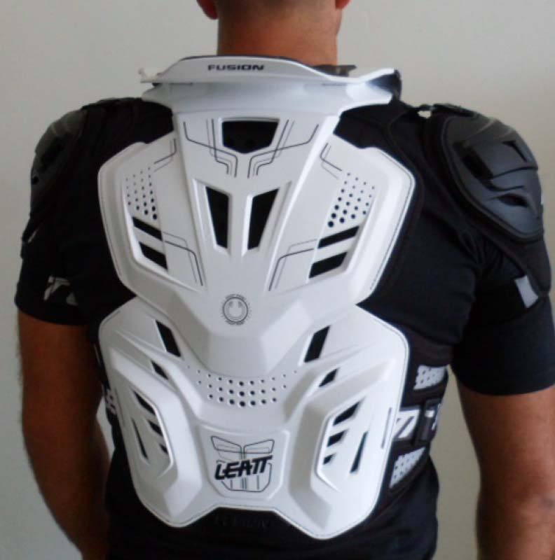 Leatt Fusion 3.0 Colete protetor Branco S/M Figura 5
