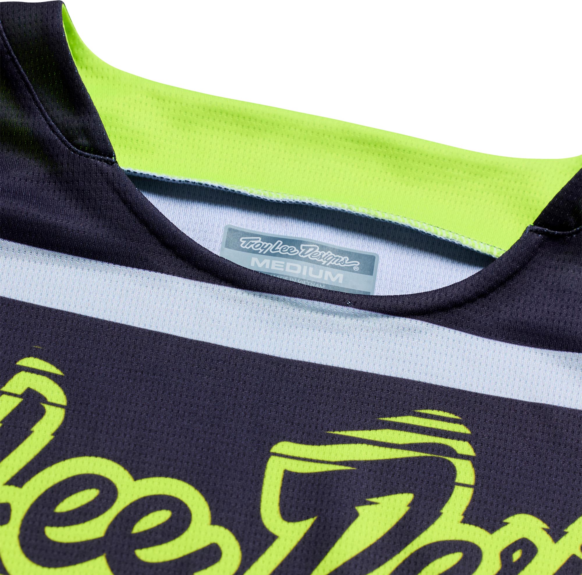 Troy Lee Designs GP Pro Stagger Motocross Jersey grey/neon yellow M Figure 3