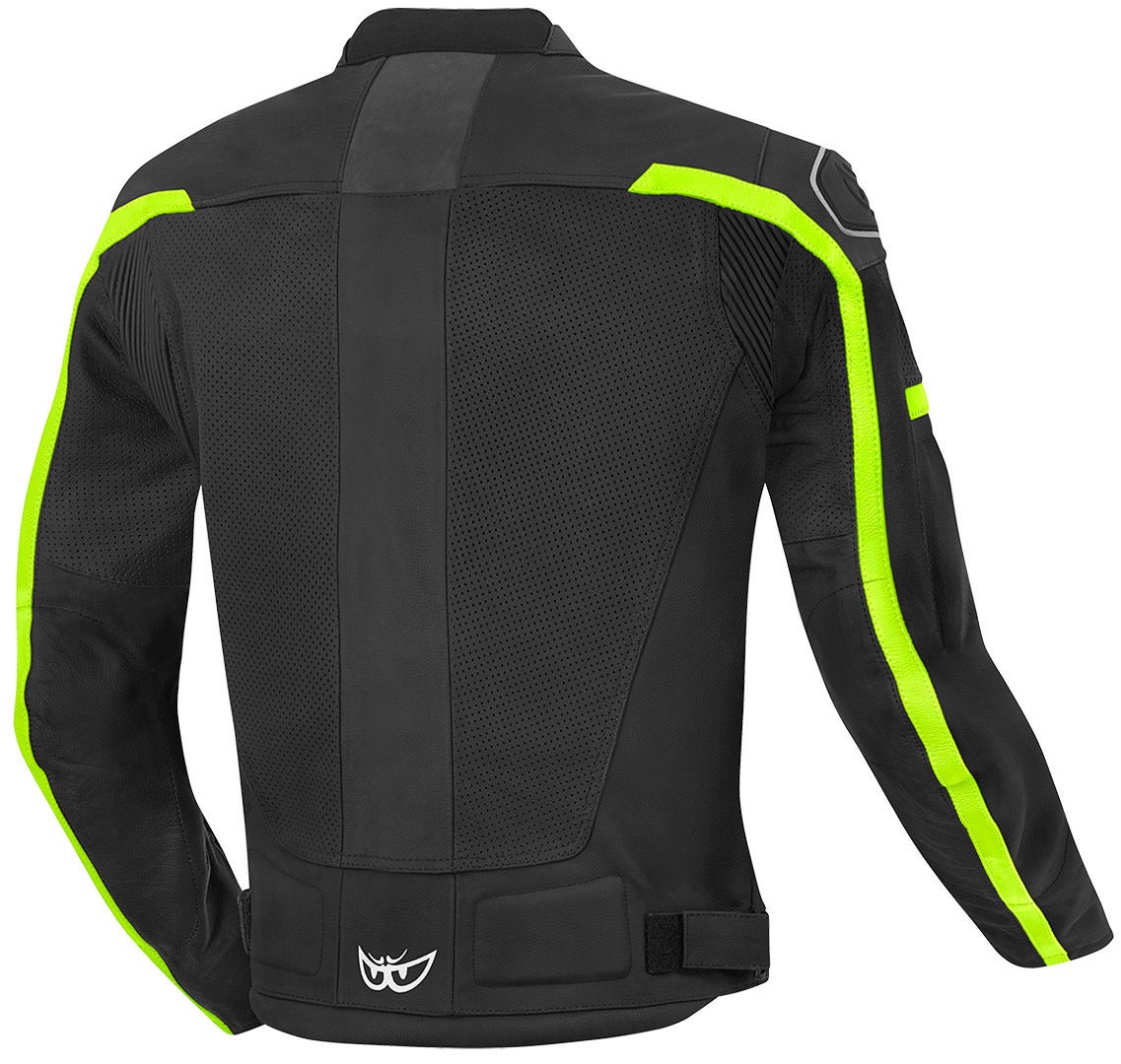 Berik Sportivo Motorcycle Leather Jacket black/yellow 58 Figure 2