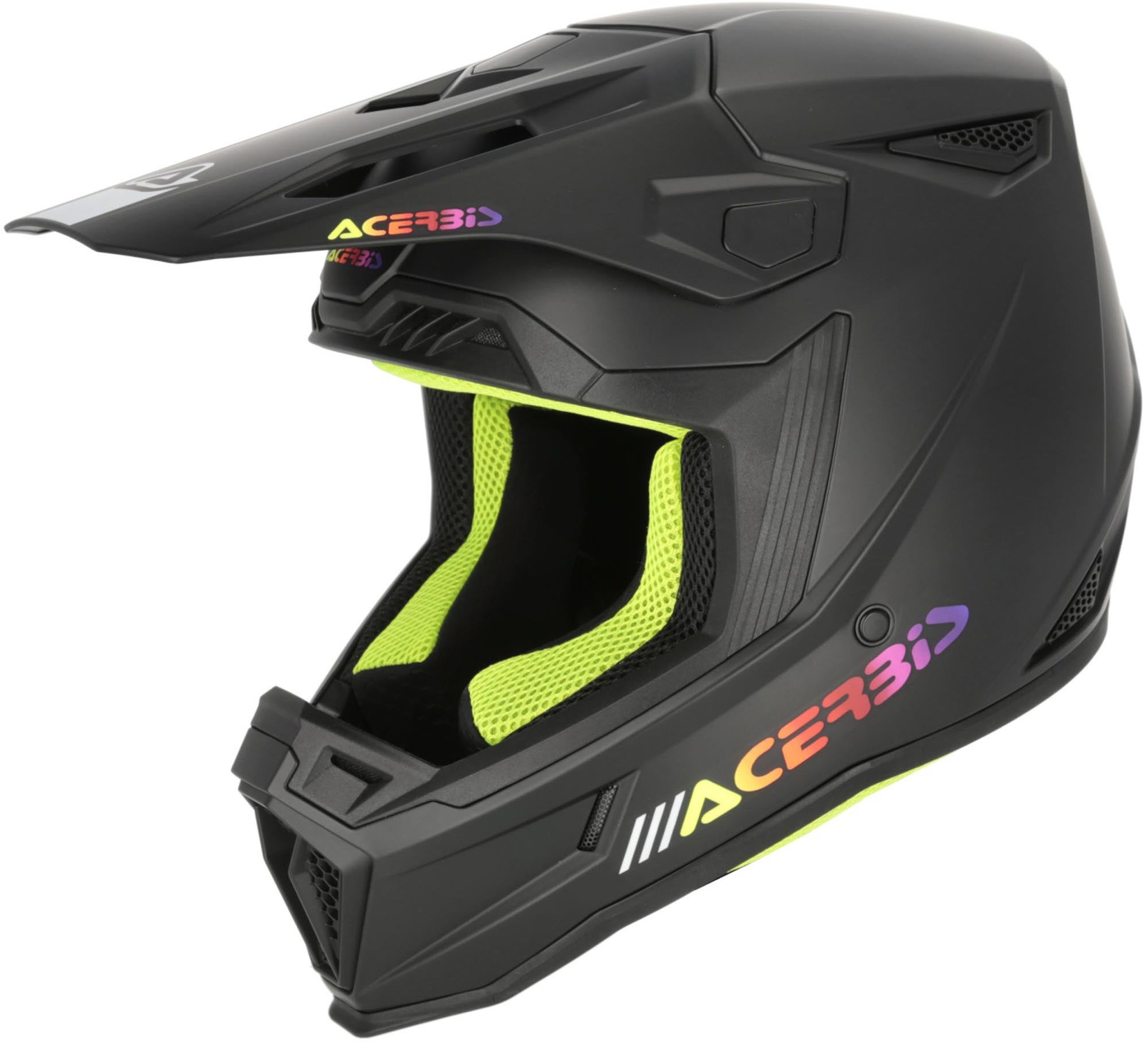 Acerbis Whoops Motocrosshjelm sort mat/grøn M (57/58) Figur 1