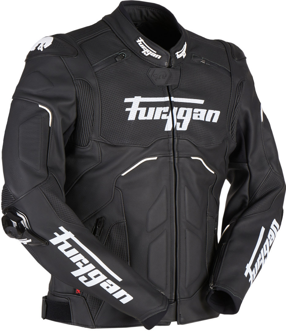 Furygan Raptor Evo 2 오토바이 가죽 재킷 흑백 3XL 그림 4